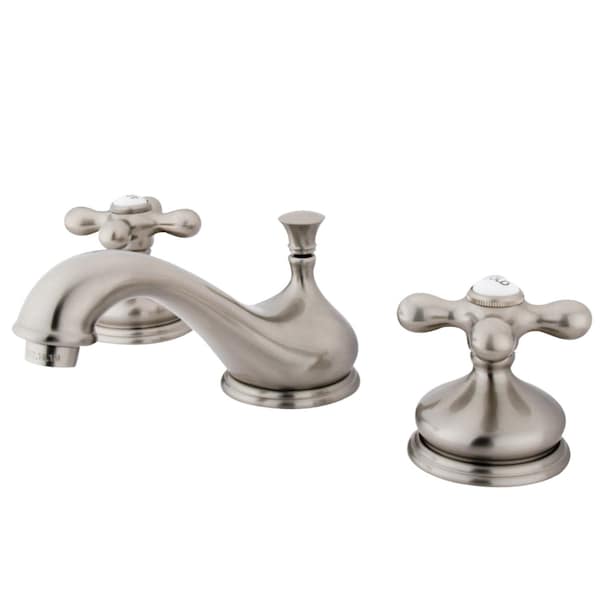 KS1168AX 8" Widespread Bathroom Faucet, Brushed Nickel